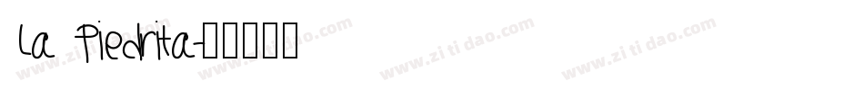 La Piedrita字体转换